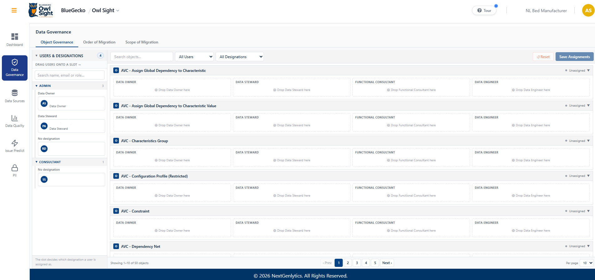 Data Governance Relocated to Owl Sight